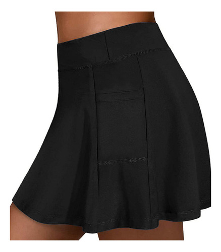 Falda Corta Para Mujer, Tenis, Correr, Yoga, Interior S, Elá