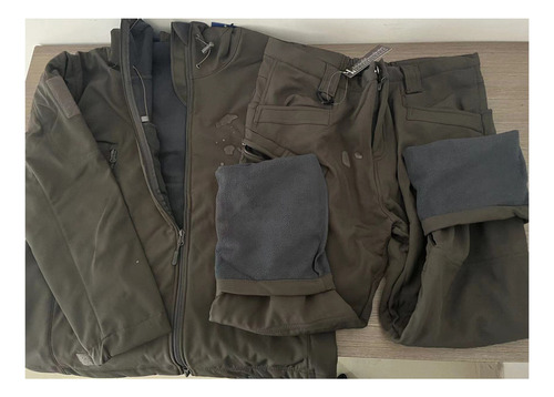 Jaquetas Táticas Hombre Conjunto De Chándales Impermeáveis