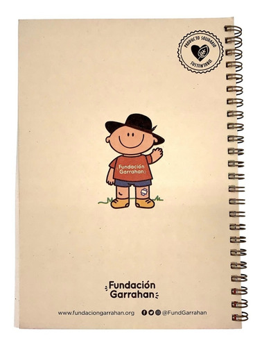 Imagen 4 de 4 de Cuaderno A5 Liso Tapa Blanda - Abel Pintos X Casa Garrahan