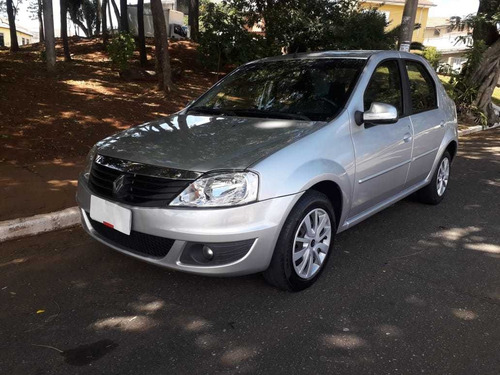 Renault Logan Expression 1.0 16v Prata 2013 Completo Doc Ok