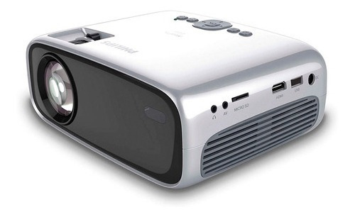 Mini Proyector Philips Neopix Easy Luz Led 2600 Lúmenes Gris