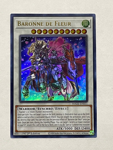 Baronne De Fleur Ultra Yugioh