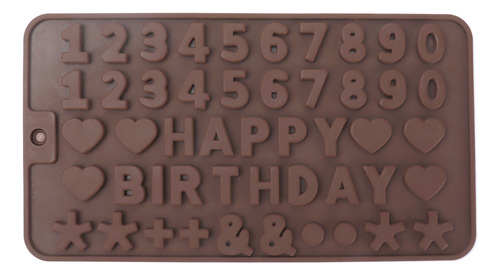 Moldes De Chocolate Reutilizables De Silicona Para Cartas, 6