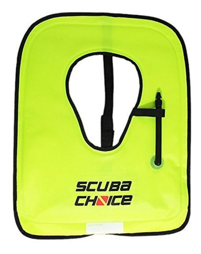 Scuba Elección Adulta Amarillo De Neón De Snorkel Chaleco Co