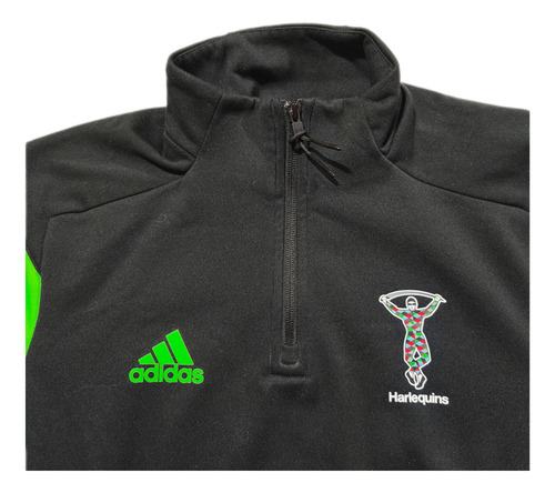 Buzo Polar Harlequins 2019 Adidas Rugby Inglaterra Talle S (Usado)