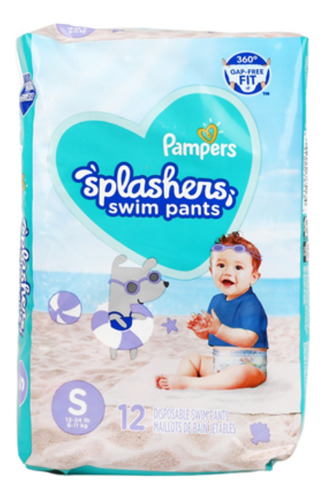 3 Pack Pañal Para Nadar Pampers Etapa S 12 Pza