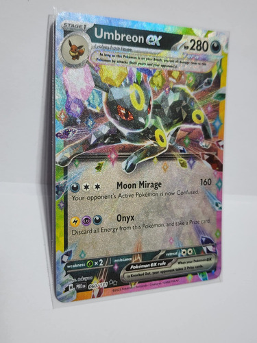 Tarjeta Carta Pokemon Umbreon Vmax Luna Prismatic Evolution