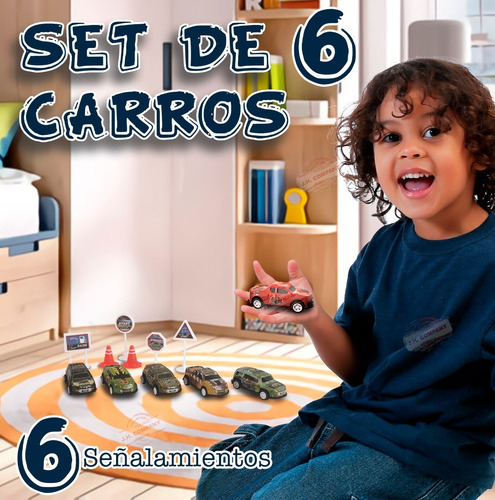 Imagen 5 de 9 de Set 6 Carritos Friccion Auto Animales Juguete Autobus A-314