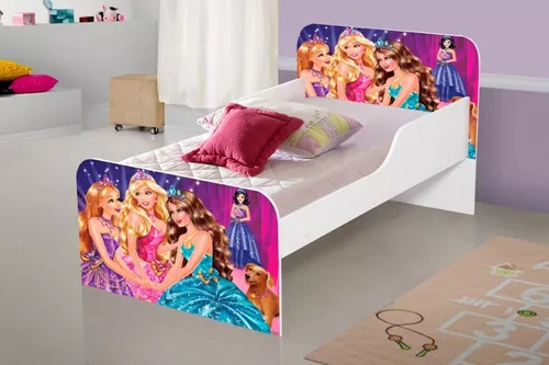 Mini cama barbie com colchao