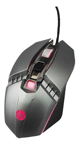 Mouse Gamer Hp M270 6 Botones 2400dpi Gris - Revogames