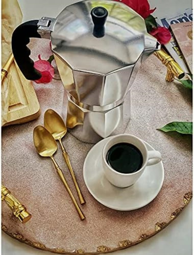 Imusa Usa Bv Cafetera Espresso De Aluminio Para Estufa, 3