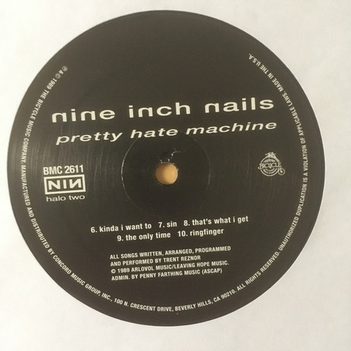 Imagen 5 de 5 de Nine Inch Nails Pretty Hate Machine Vinilo Rock Activity