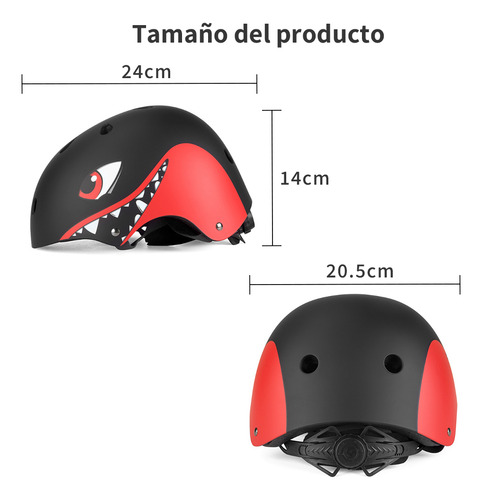 Cascos Infantiles Con Dibujos, Kits Protección Patines
