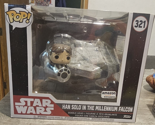 Funko Pop! Deluxe: Star Wars-halcon Milenario Han Solo #321 (Usado)