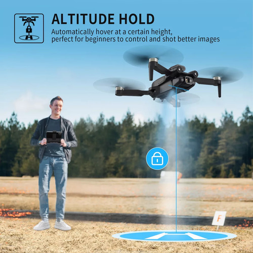 Drone With 4k Camera For Adults, Auoshi Rc Quadcopter With H