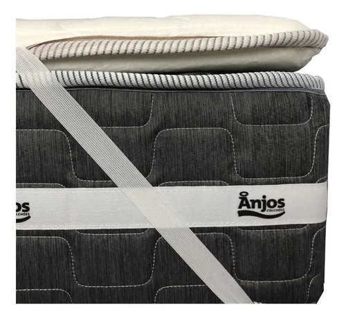 Pillow Top 2 Plazas Espuma D28 5cm Alto Protector Mullido
