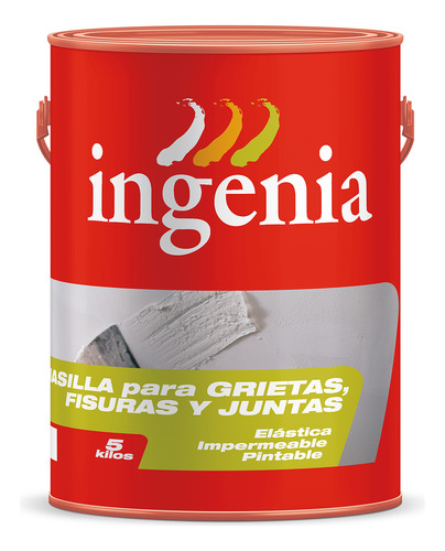 Masilla Grietas Fisuras Juntas Impermeable 5k Ingenia Mm