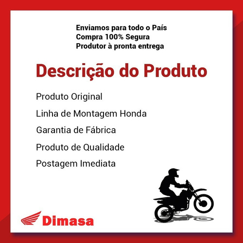 Parafuso Regulador Lenta Falcon Nx4 400 Original Honda