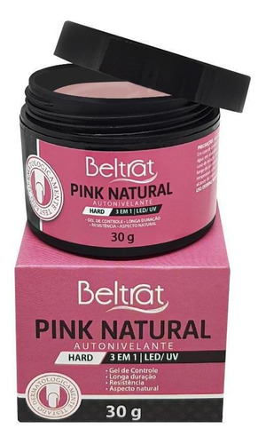 Beltrat Gel Hard Pink Natural Autonivelante 3 Em 1 30g 