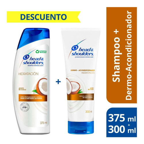 Kit Head & Shoulders Shampoo 375 Ml + Acondicionador 300 Ml