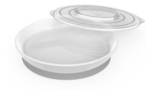 Twistshake Plate 6+m Blanco By Maternelle