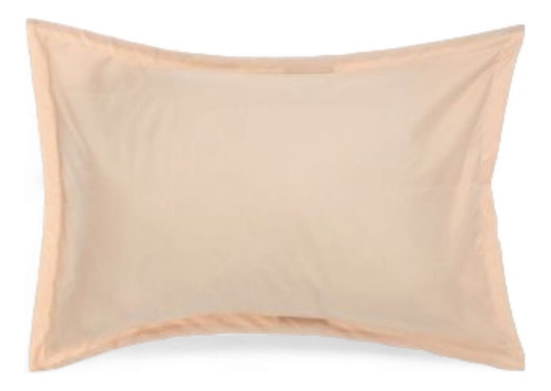 Funda Para Almohada Blanca Pack X2 Beige Oscuro