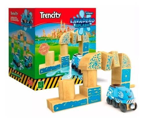 Lavadero Trencity 13 Piezas Madera Original Educando