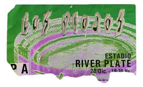Lote Entradas Antiguas Los Piojos 1999-2004 (Usado)