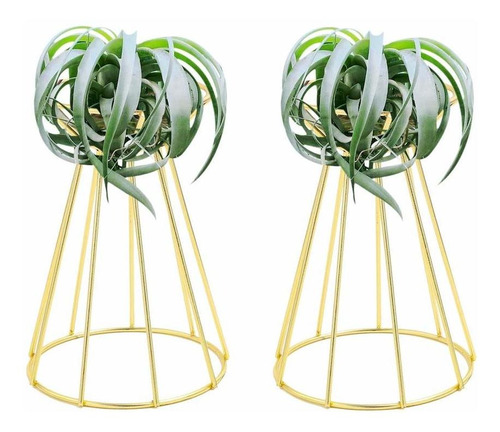 Paquete De 2 Soportes De Metal Para Plantas De Aire Grandes,