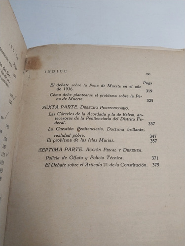 Derecho Penal Y Criminología Jose Angel Ceniceros (Usado)