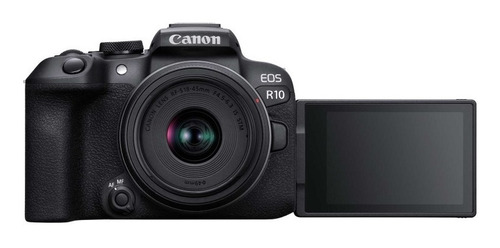 Camara Mirrorles Canon Eos R10 Con Lente Rf S 18-45 Is Stm