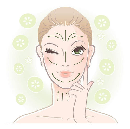 Imagen 8 de 8 de Masajeador Jade Crioterapia Facial Rodillo Tonificacion