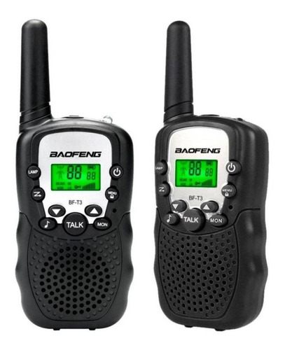 Pack 2 Radio Walkie Talkie Woki Toki 3 Km Baofeng T3