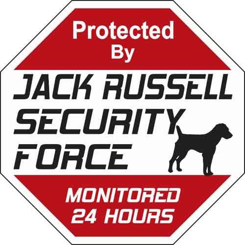 Señal De Seguridad  Fuerza De Seguridad Del Jack Russe...