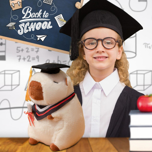 Juguete Capybara Relleno Capybara Graduación Capybara Doll T