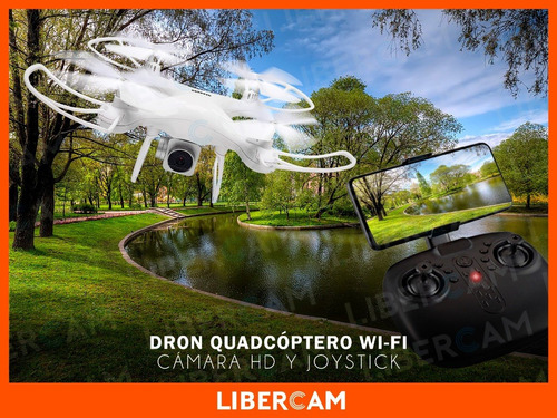 Drone Con Camara Transmite En Vivo Celular Fpv Wifi Luz Led