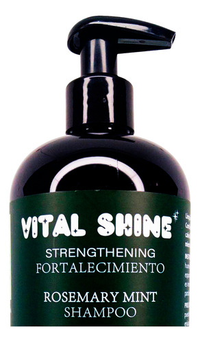 Shampoo Fortalecedor Con Romero Vital Shine