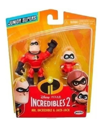 Mr Increíble & Jack Jack Los Increíbles 2 Disney Jakks