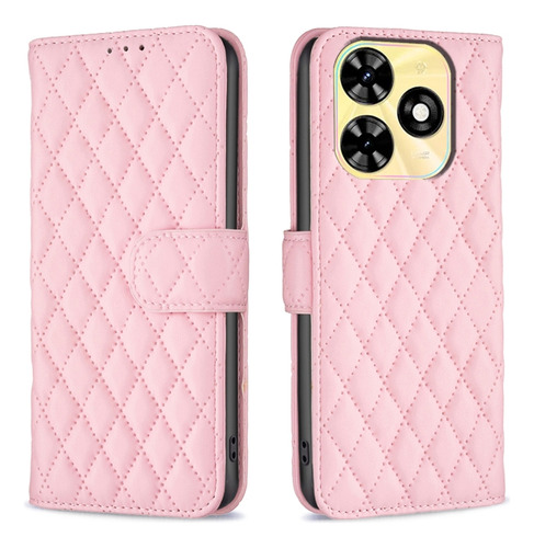 Diamond Lattice Leather Case