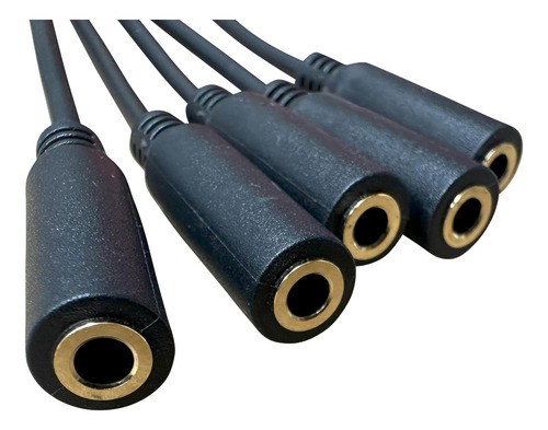 Diytech Splitter De Auriculares 5 Vías, Divisor De 35 Mm, 5