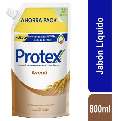 Jabón Líquido Protex 800ml - mL a $13