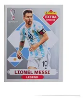 Comprar Figurita Extra Sticker Lionel Messi Plata Silver Legend 2022
