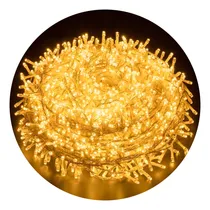 Comprar Guirnalda Luces Led Foquitos Calido 50 Metros 220v Navidad Color De Las Luces Bc\u002Ftransparente