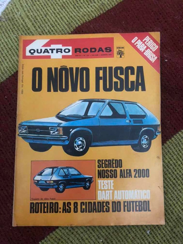 Quatro Rodas 133 Agosto 1971 Dodge Dart Automático Frete 10!