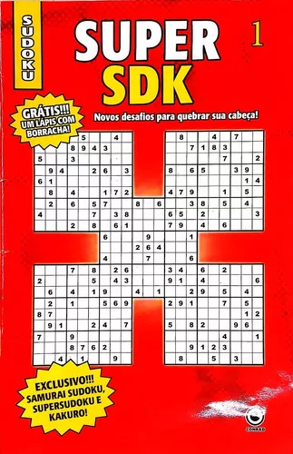 Almanaque Super Sdk: Os Mais Desafiadores Jogos De Lógica Sudoku +