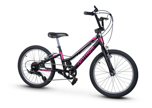 Bicicleta Infantil Aro20 Menina 7 Anos Marcha Shimano Nathor
