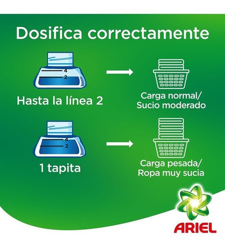 Jabón Líquido Ultra Concentrado Para Ropa Ariel 1,2l