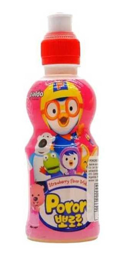 Jugo Sabor Frutilla - Pororo - 235 Ml. Origen Oriental.