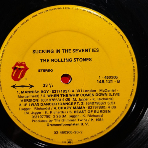 Imagem 5 de 6 de Vinil Lp The Rolling Stones Sucking In The Seventies