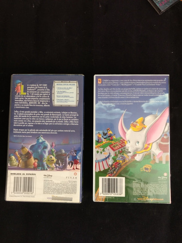 Vhs Walt Disney Lilo Y Stich - El Rey Leon - Blanca Nieves (Usado)